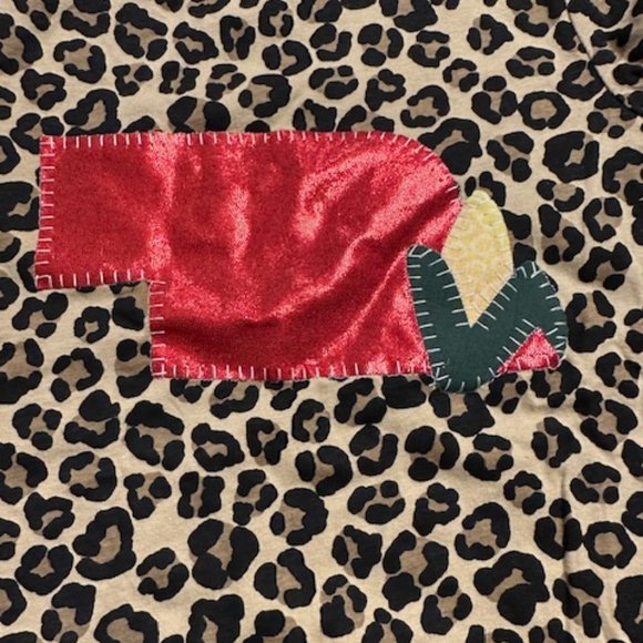 Cheetah Dress w/ Red Shiny Nebraska with Corn Dress - Picture 2 of 2